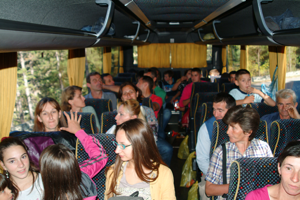 U autobusu